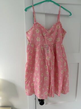 Draper James Pink Floral Mini Dress
